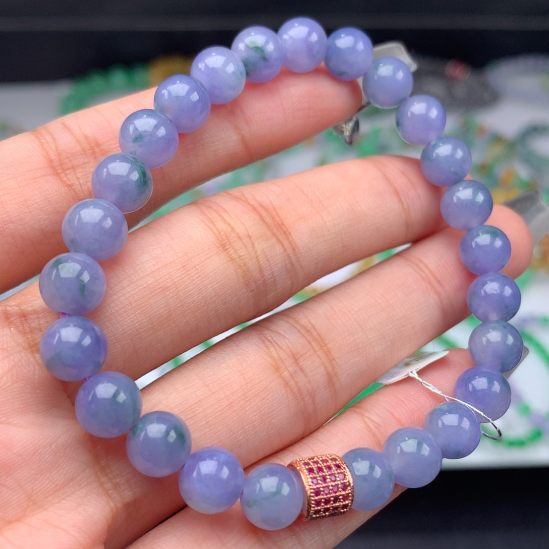 翡翠手链未镶嵌卡