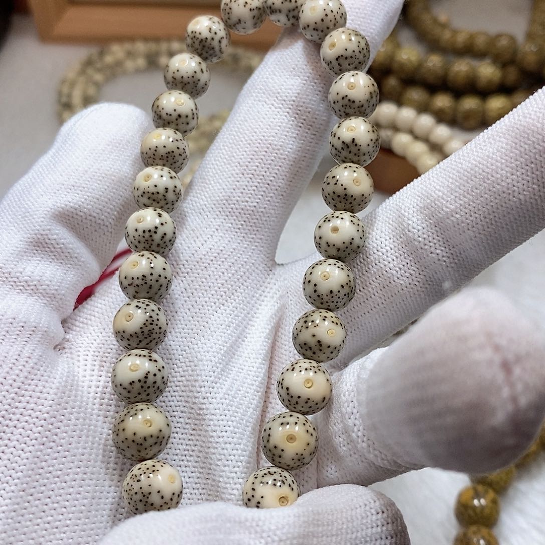 星月菩提手串石玉9圆