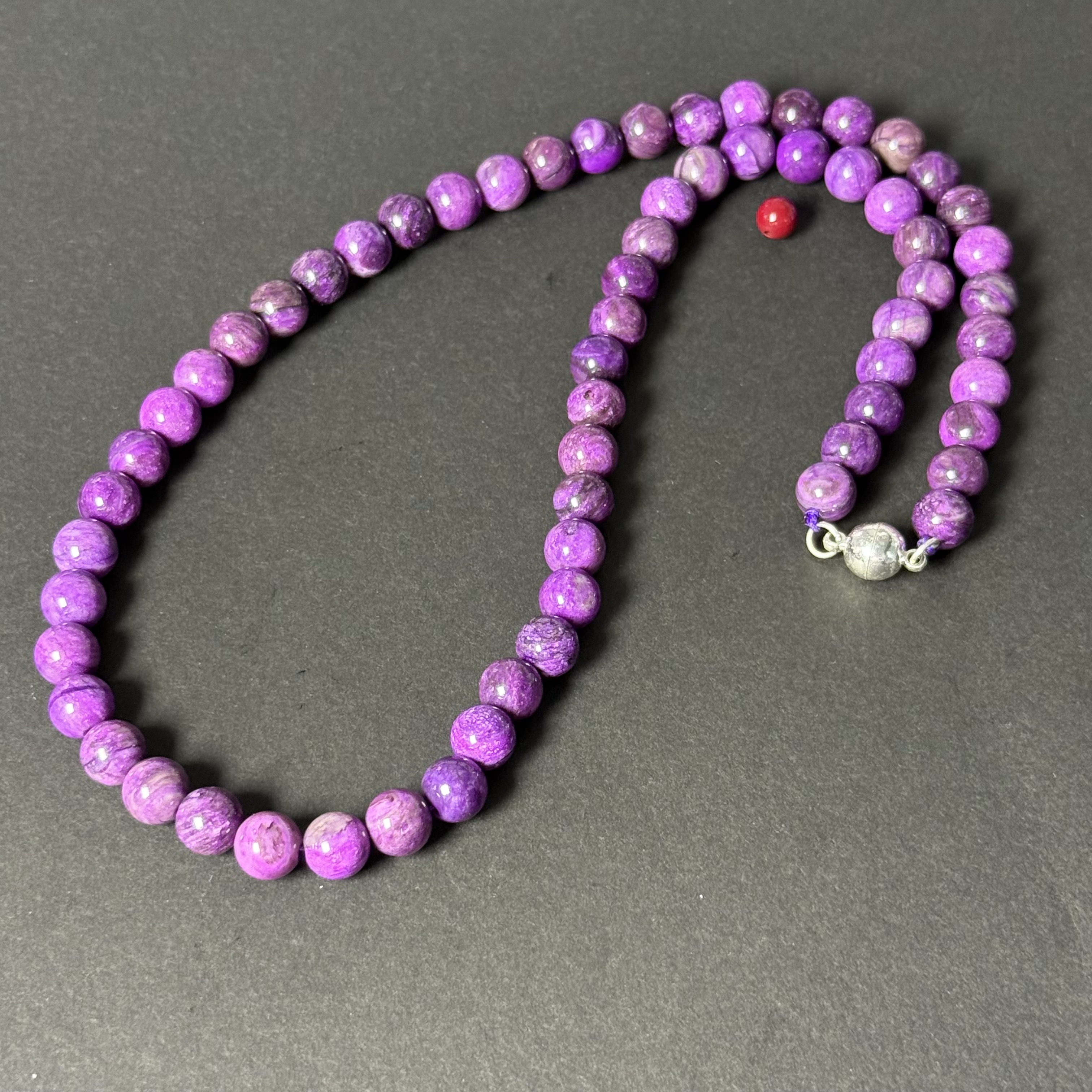 【世 · 舒】 老油紫盘珠项链   多样性发货SJL-045