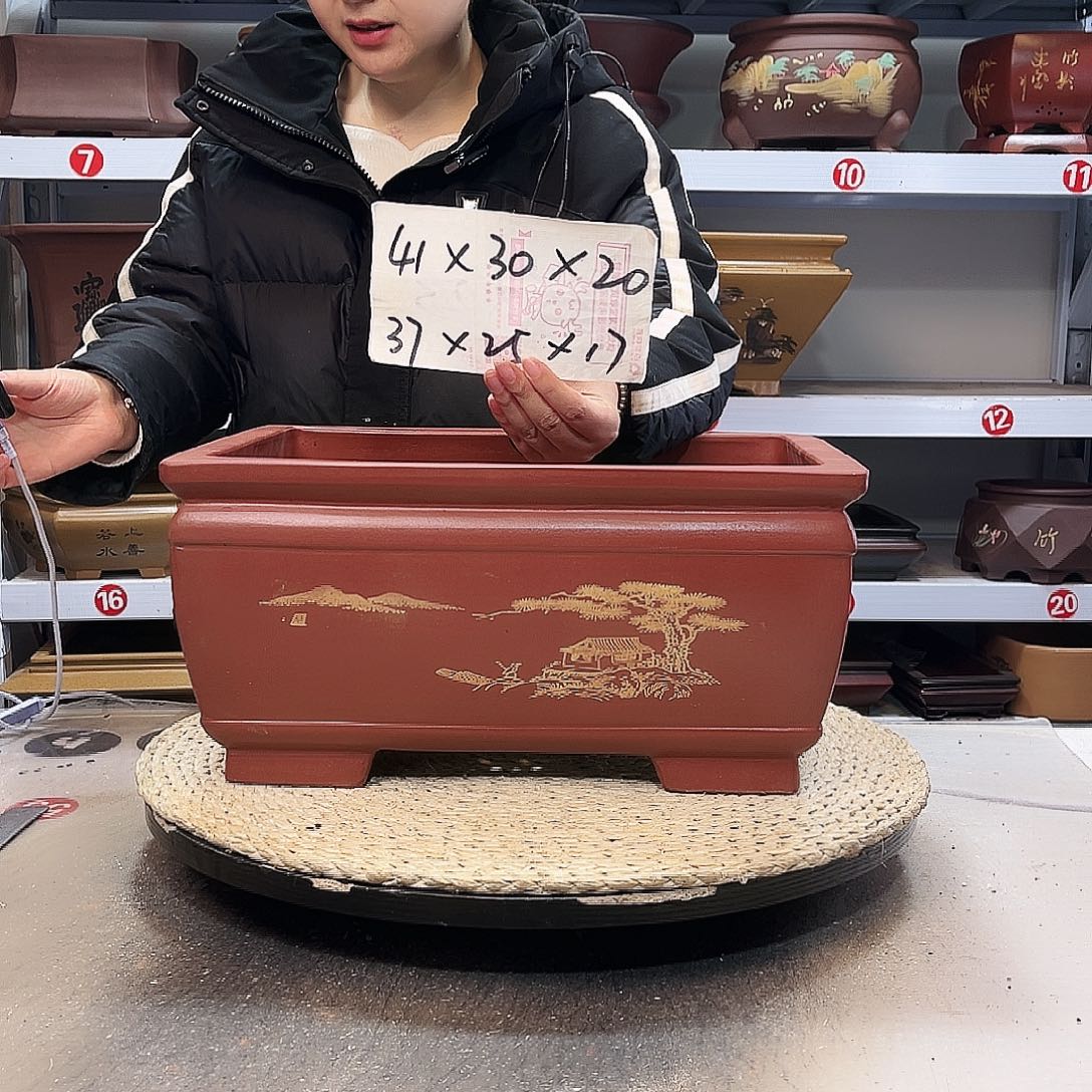 紫砂花盆紫砂花盆