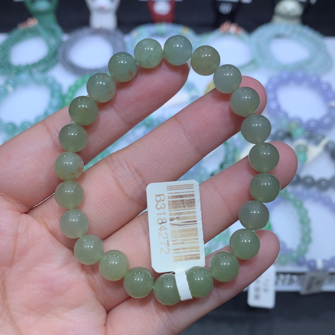 翡翠未镶嵌手串天然