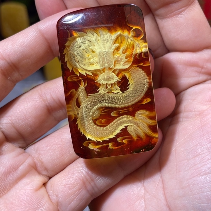 琥珀吊坠(不含链)未镶嵌