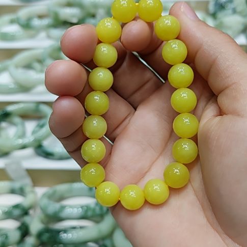 未镶嵌蛇纹石玉手链多样性发货拍一发一