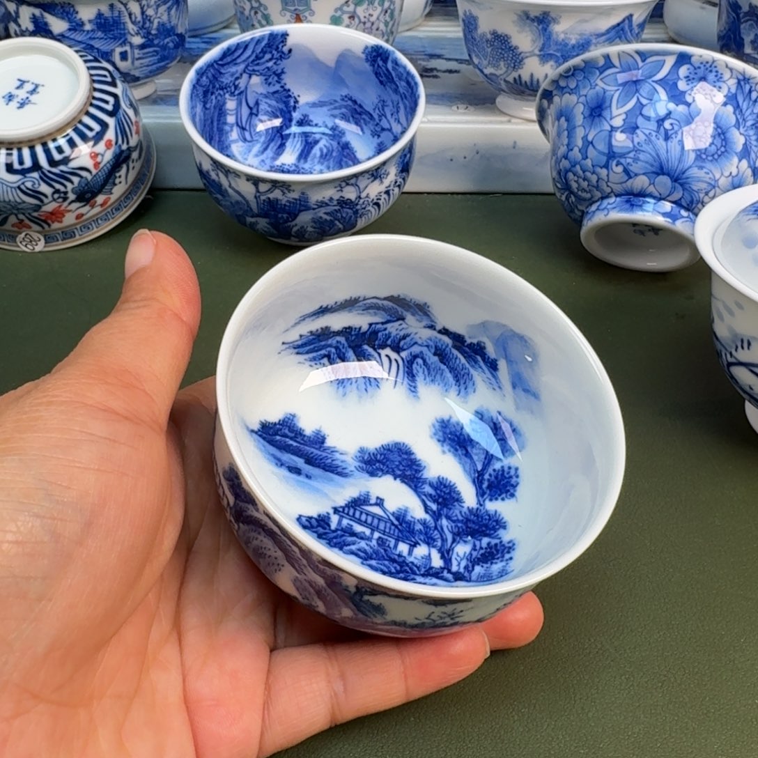 陶景德镇纯手绘茶具圆圆206