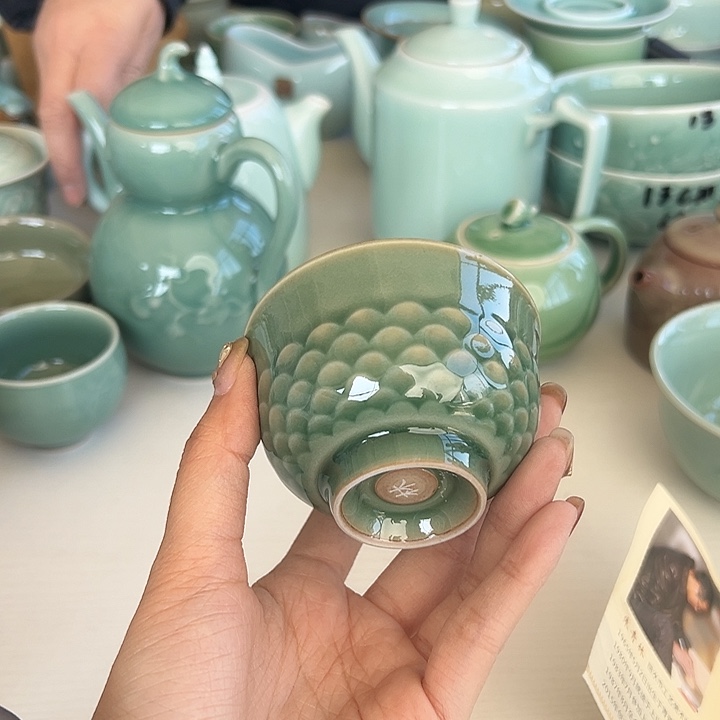 小米茶器龙泉青瓷