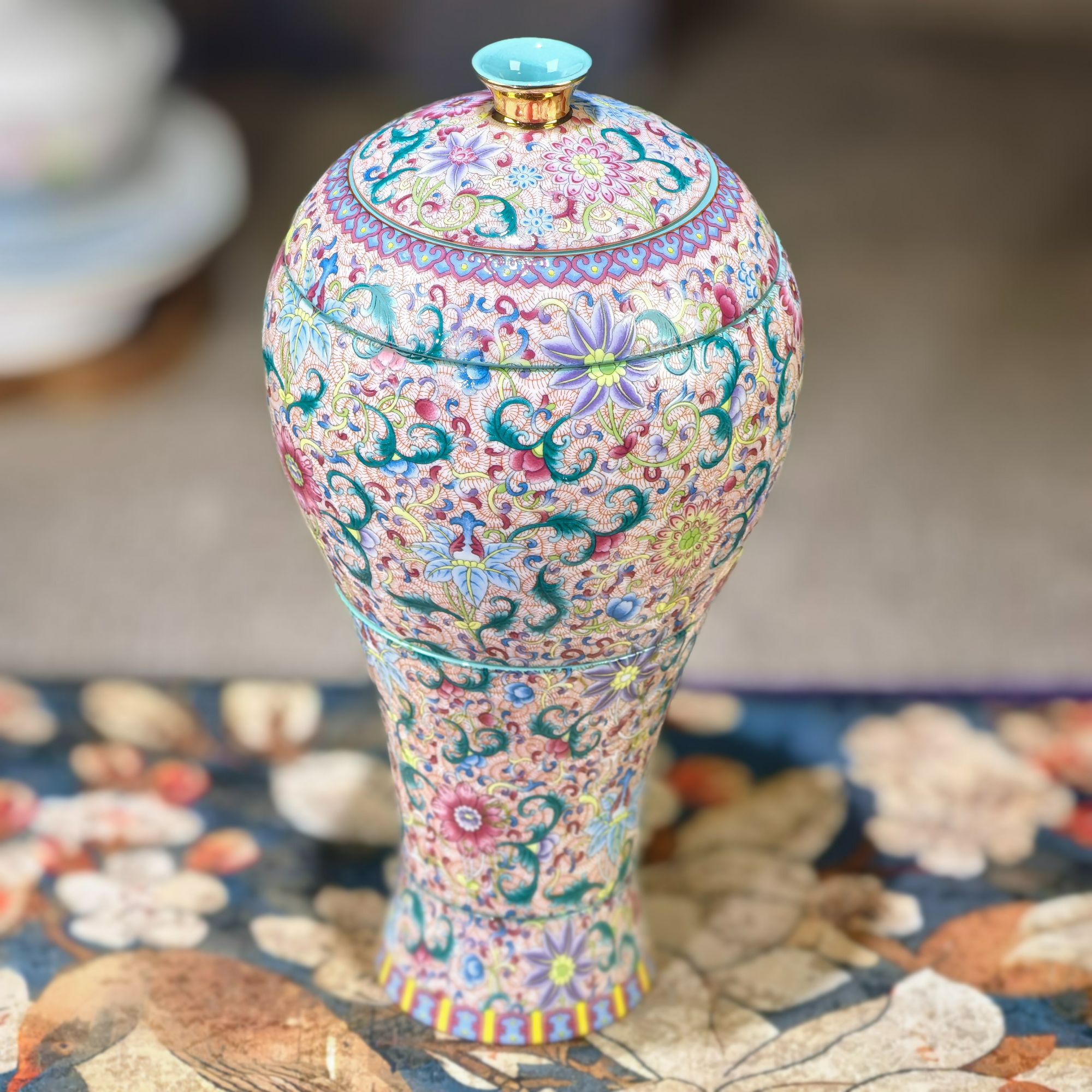 五言六器·花开盛世美人瓶