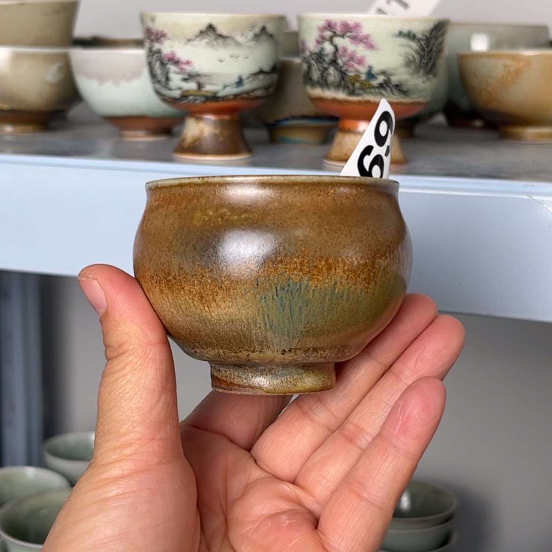 瓷杯子我们观山观水观自在