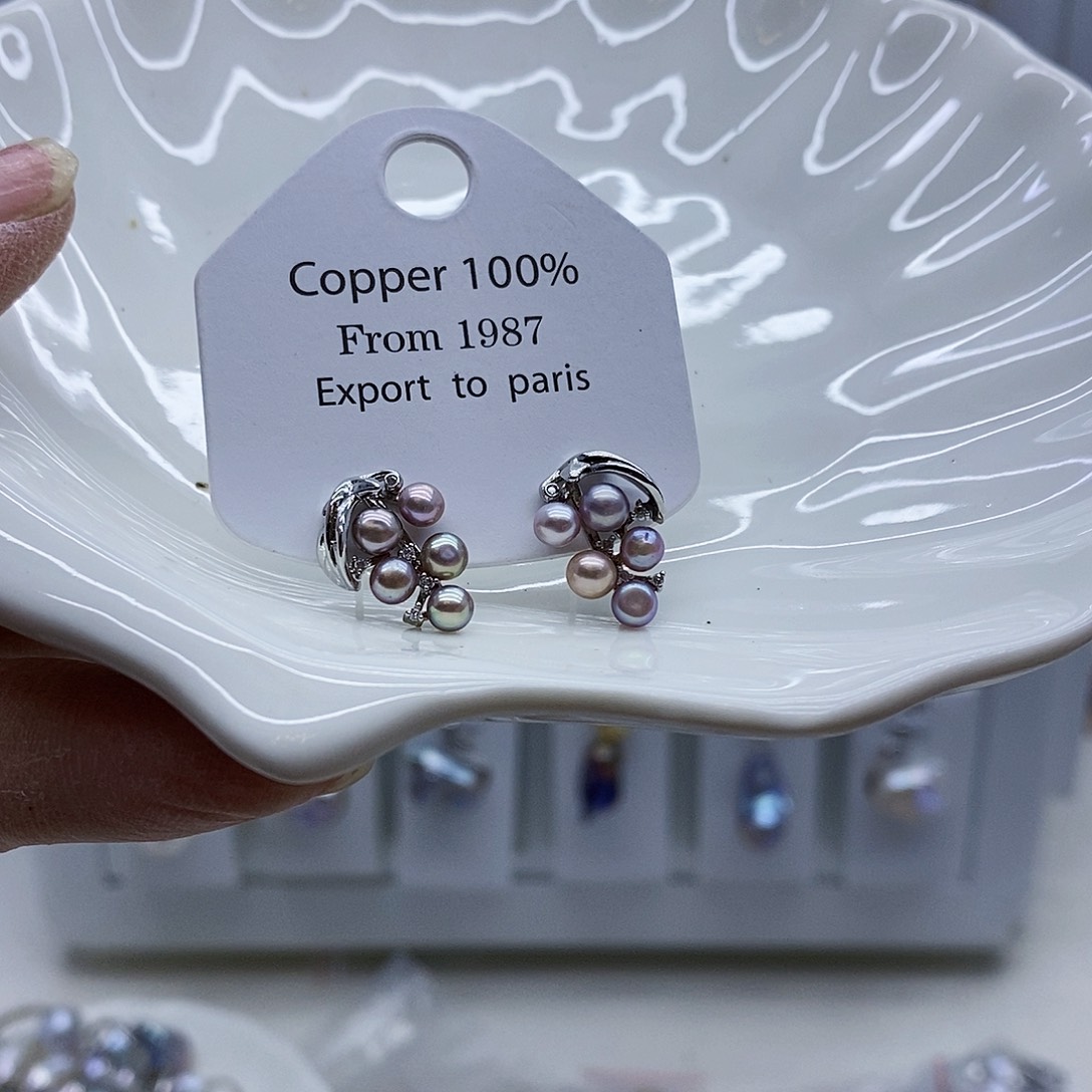 颈饰合金淡水珍珠