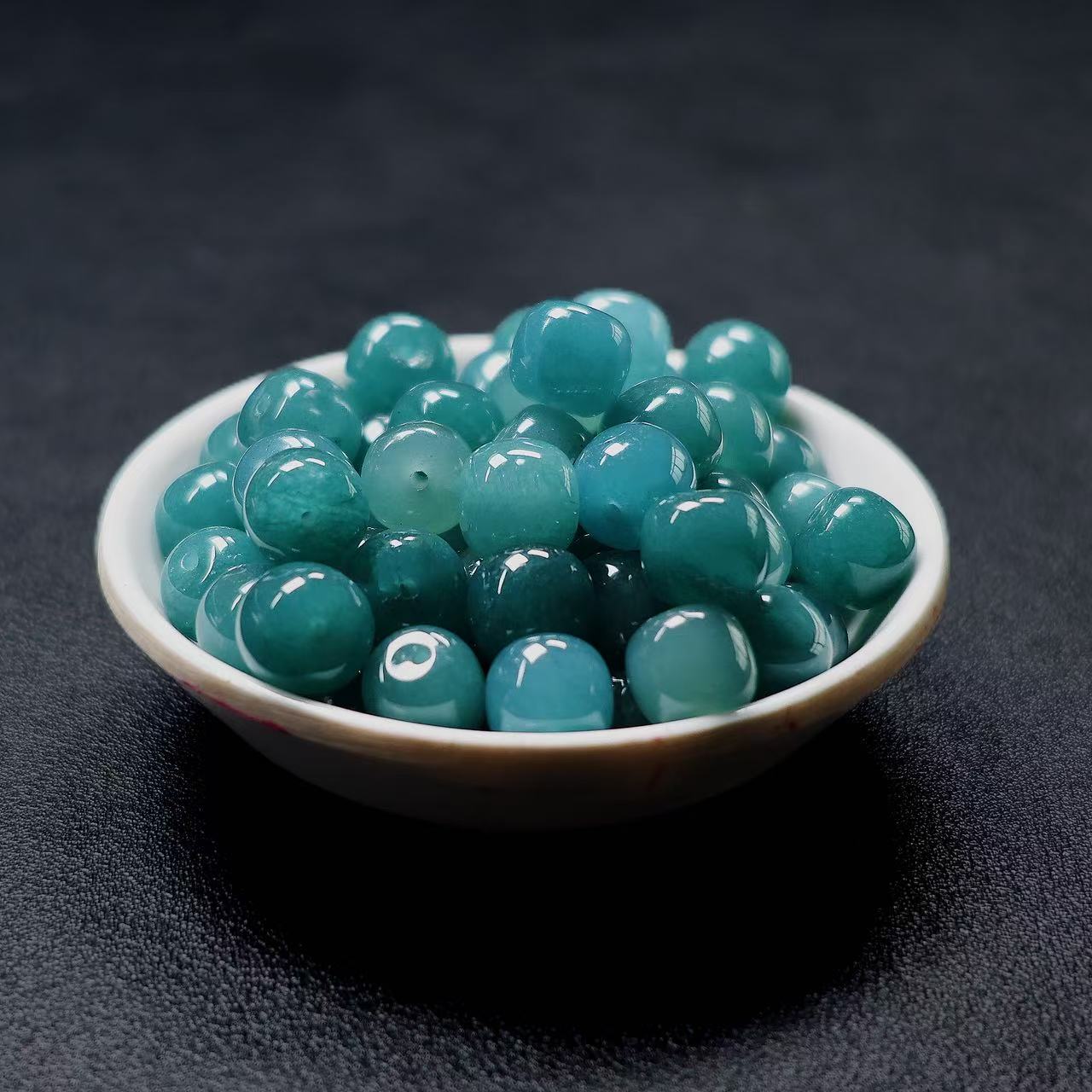 散珠w2455高冰蓝水老型10mm*10颗