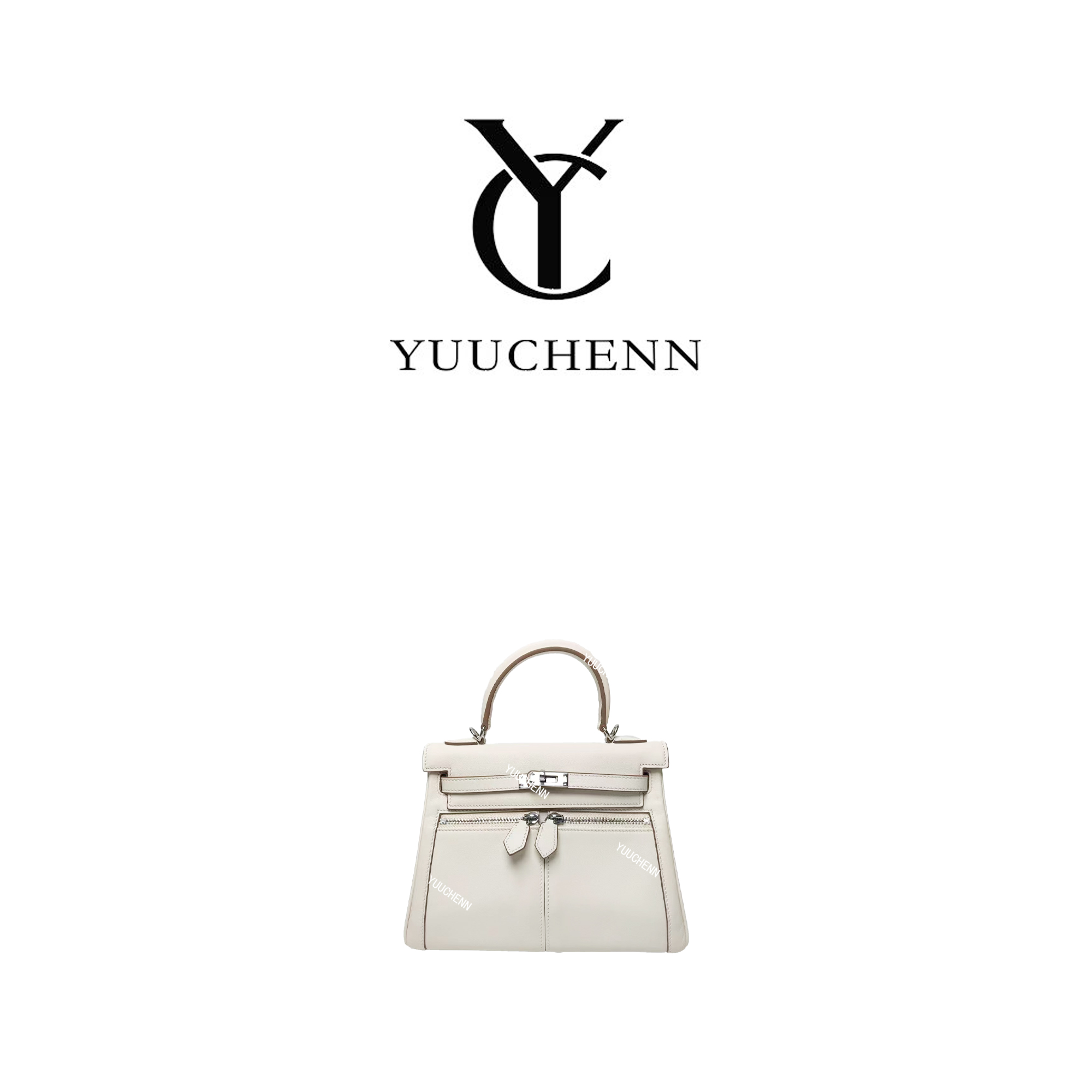 YUUCHENN/25cm原创设计高定真皮包 HH1452