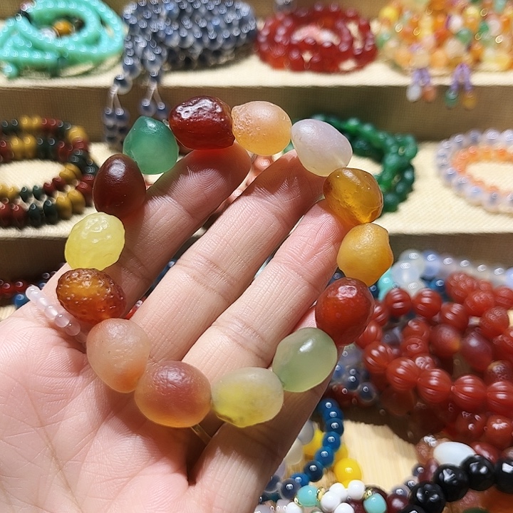 玛瑙/玉髓未镶嵌手链