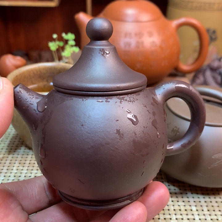 紫砂茶壶.**了宜兴原矿紫砂壶