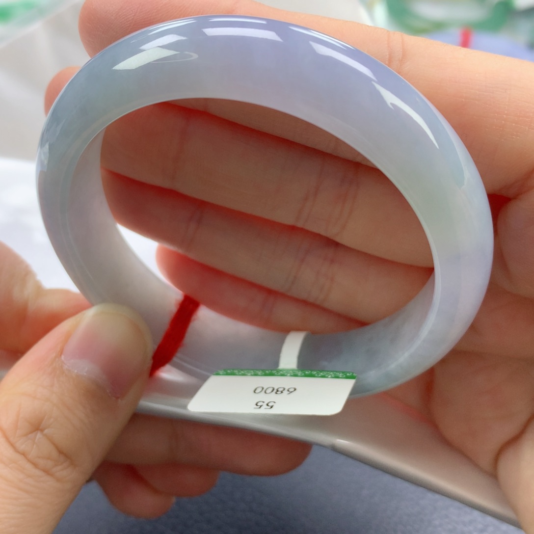 翡翠手镯未镶嵌55加