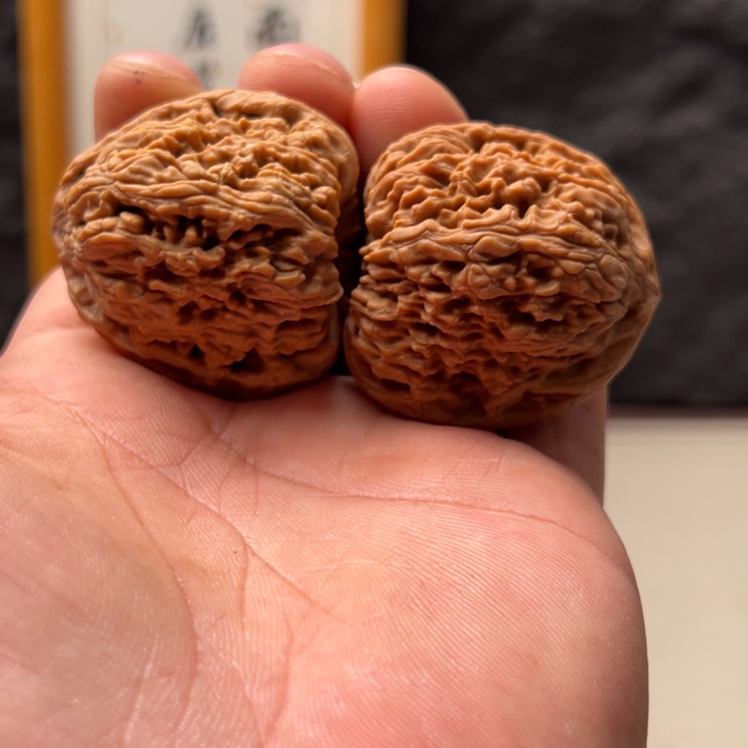 夏***羯文玩核桃把件南疆41