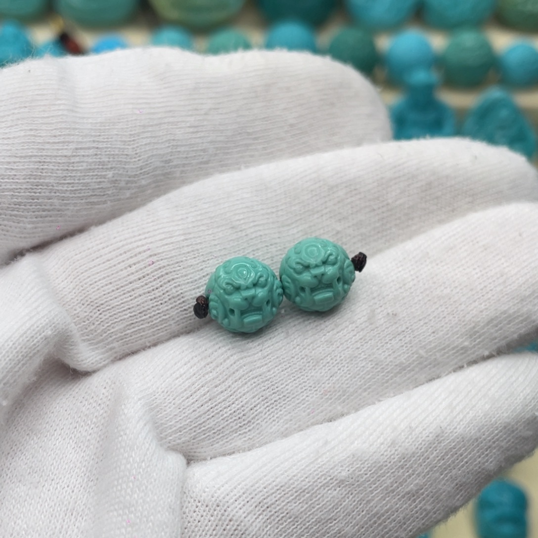 绿松石未镶嵌颈饰卡9 