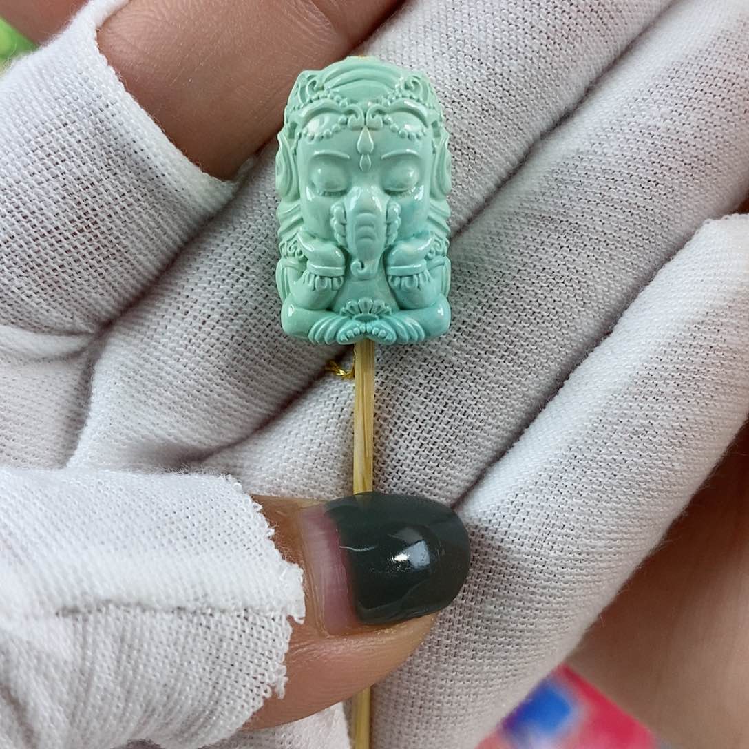 绿松石珠宝奇石未镶嵌