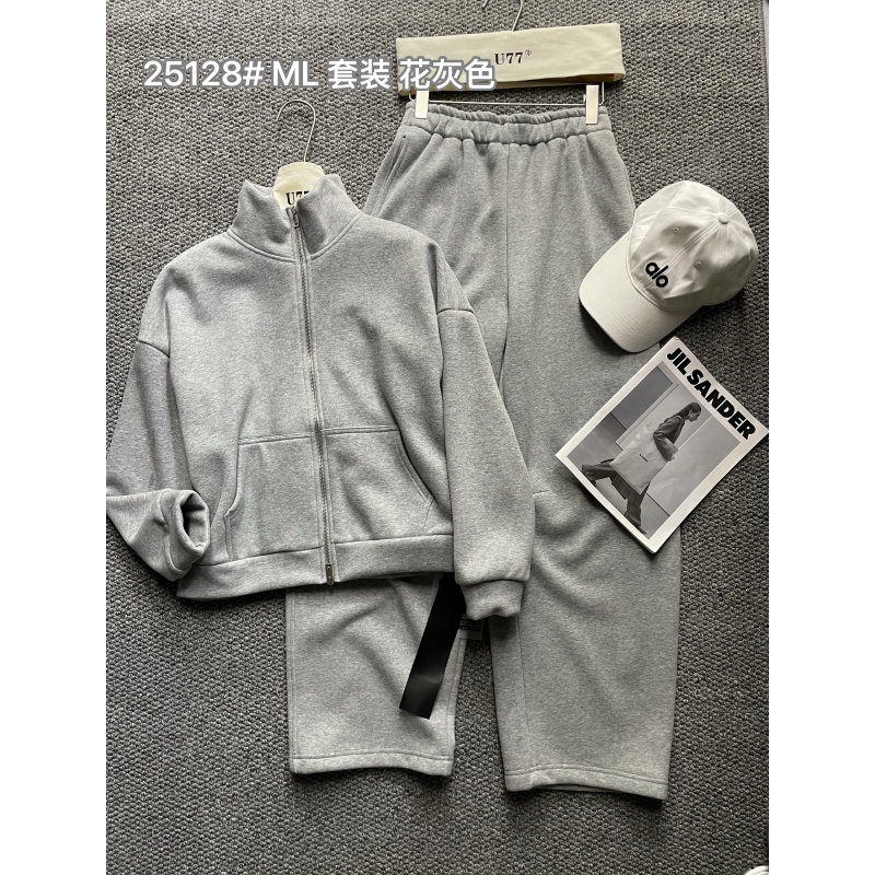 冬季新款松弛感宽松时尚时髦减龄美拉德风韩系气质加绒套装25128