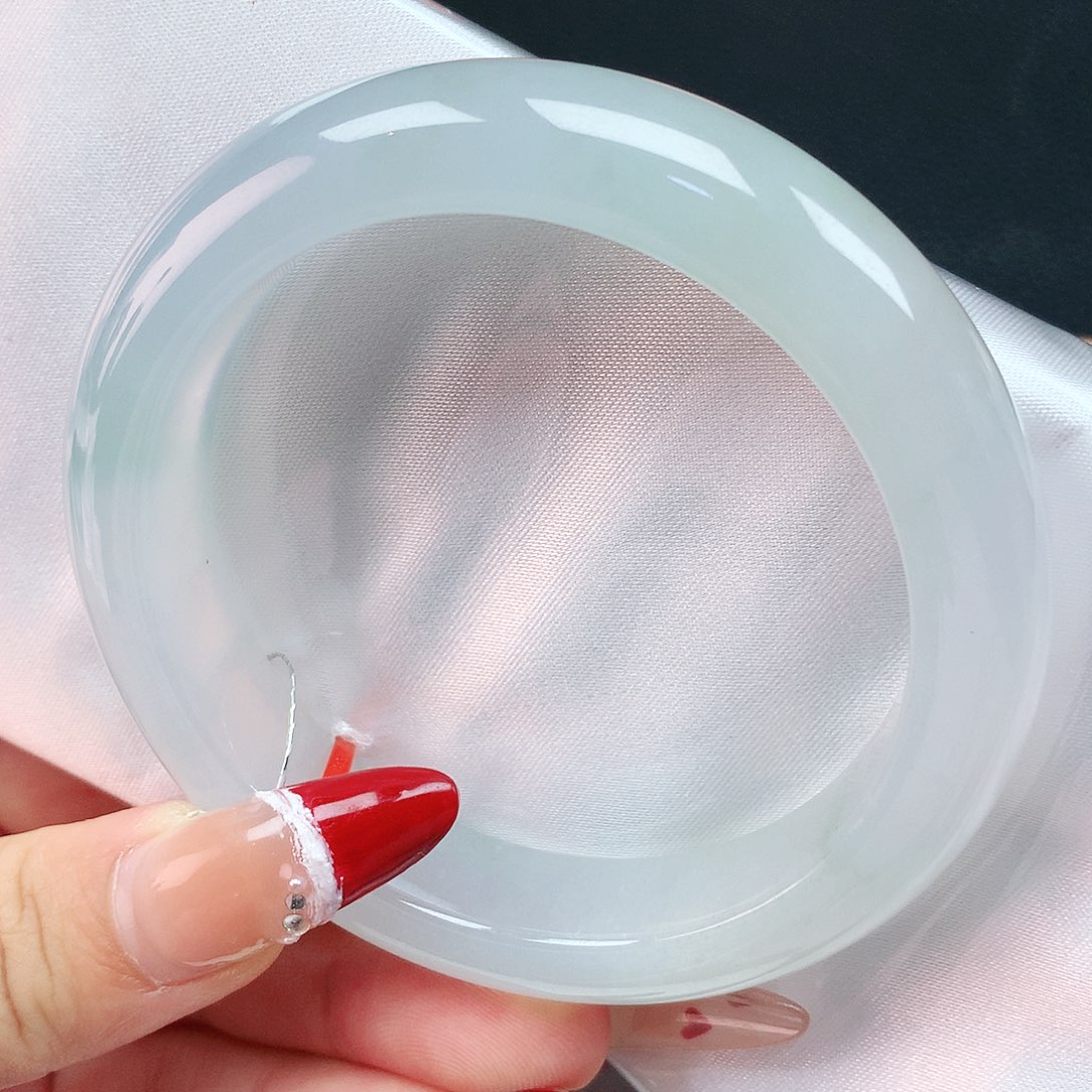 翡翠手镯未镶嵌57圈