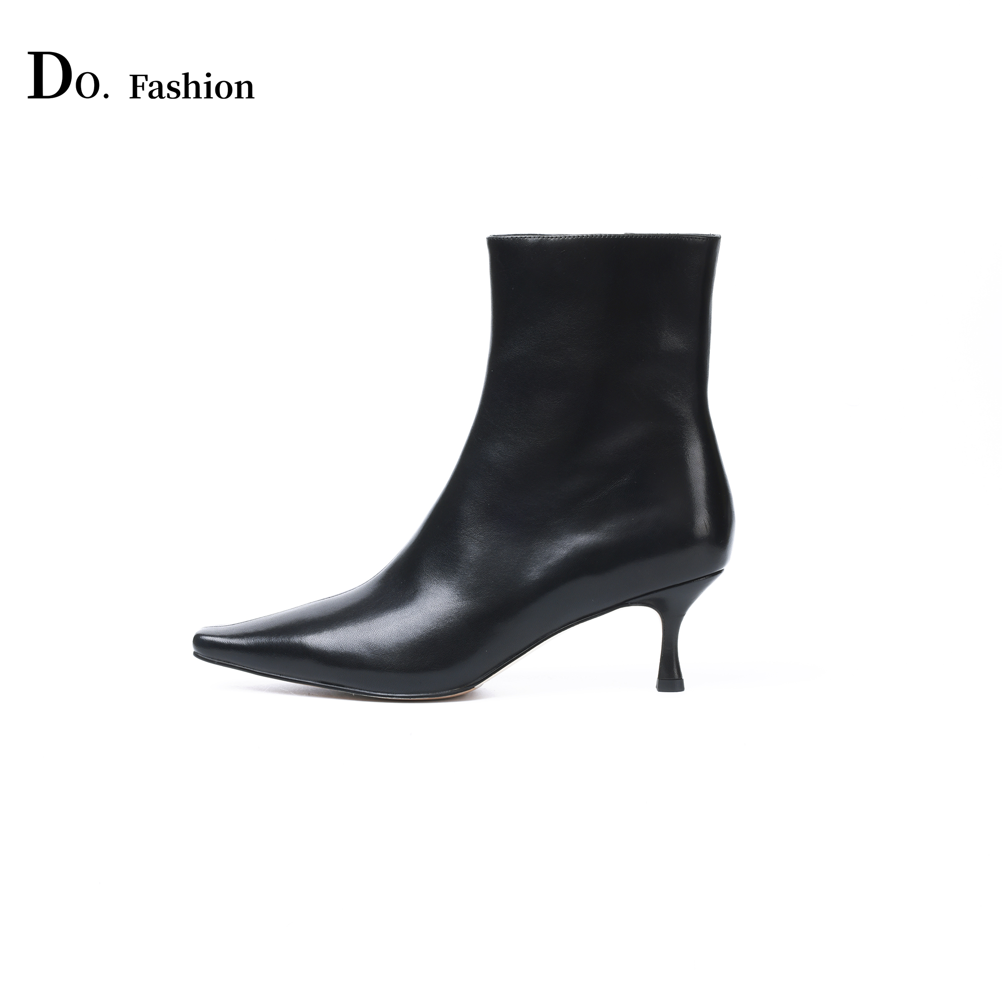 【Do.Fashion欧阳】手工定制 西班牙进口小羊皮时髦高跟踝靴