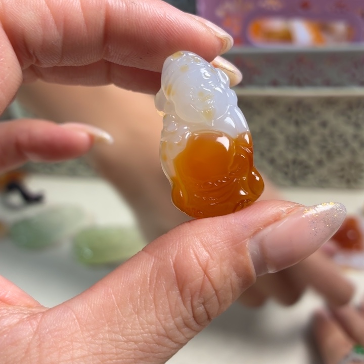 玛瑙/玉髓未镶嵌吊坠(不含链)