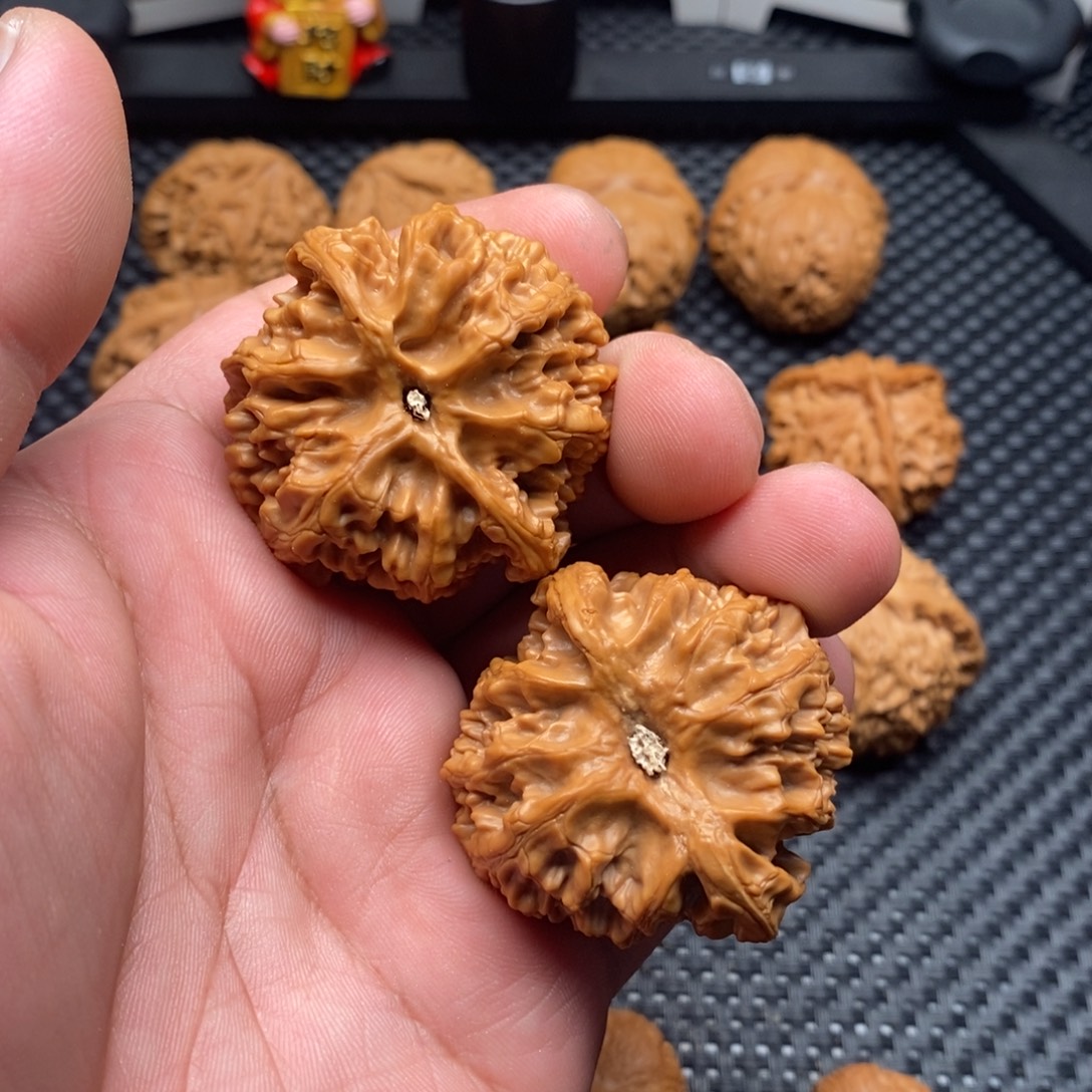 李***！文玩核桃把件全品苹果园44尺