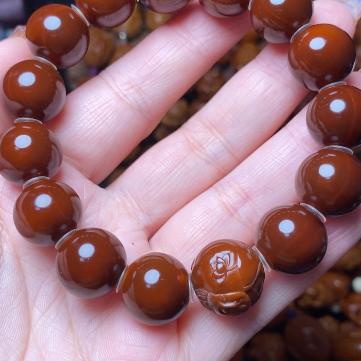 【闪购商品】橄榄核手串/手链橄榄核雕工艺