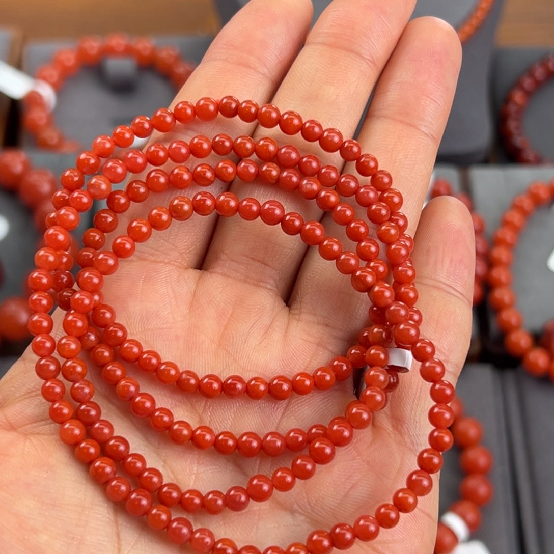 手链未镶嵌南红玛瑙4mm