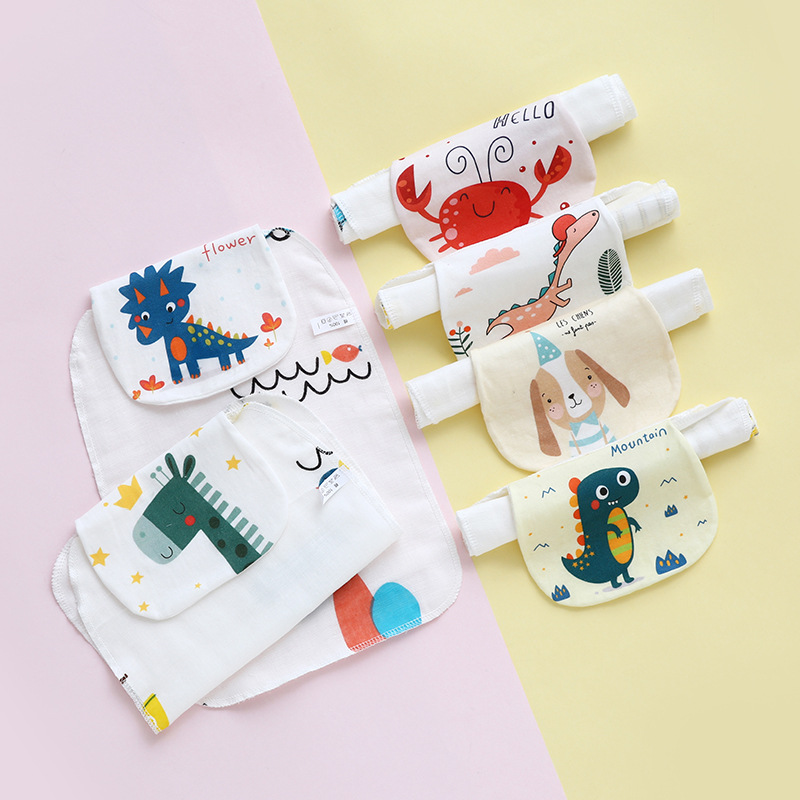 【图案随机】儿童吸汗巾幼儿园宝宝隔汗巾垫背巾