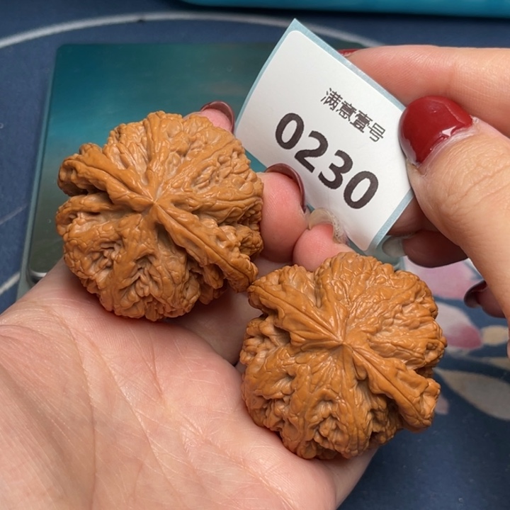 文玩核桃把件粗筋45