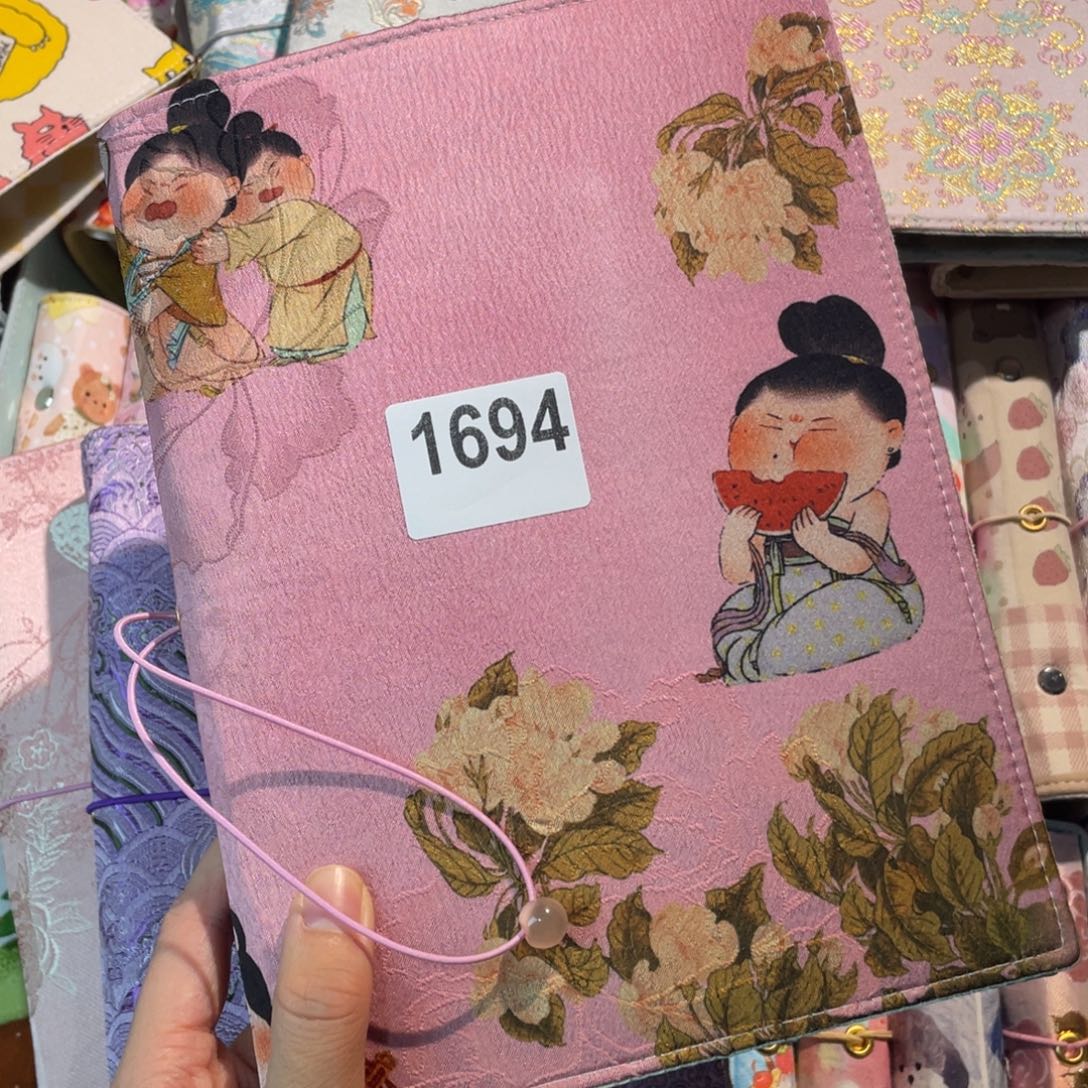 织绣A5活页不送纸1694