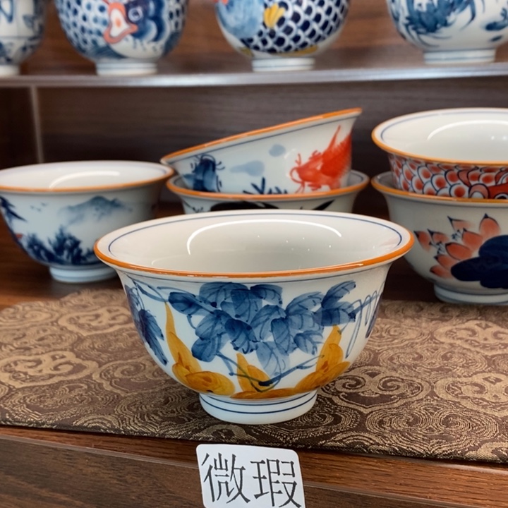 釉下老陶泥手工绘制