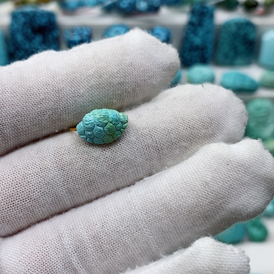 绿松石珠宝奇石未镶嵌