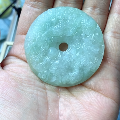 翡翠颈饰未镶嵌天然缅甸翡翠a货