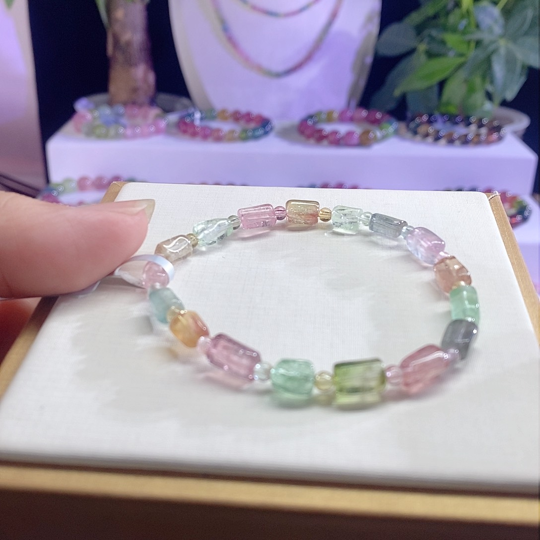 碧玺手链未镶嵌万*随形