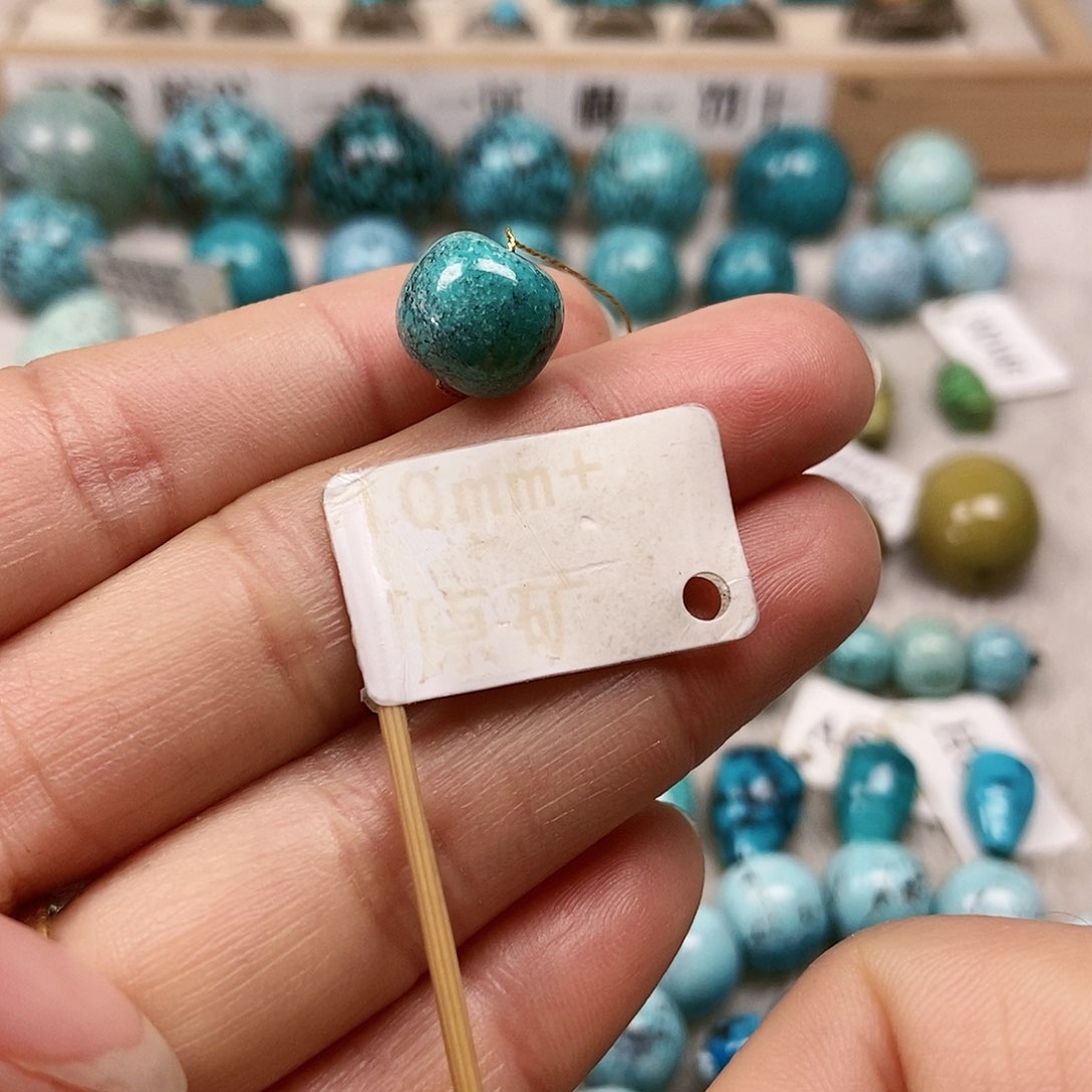 未镶嵌绿松石珠宝半成品