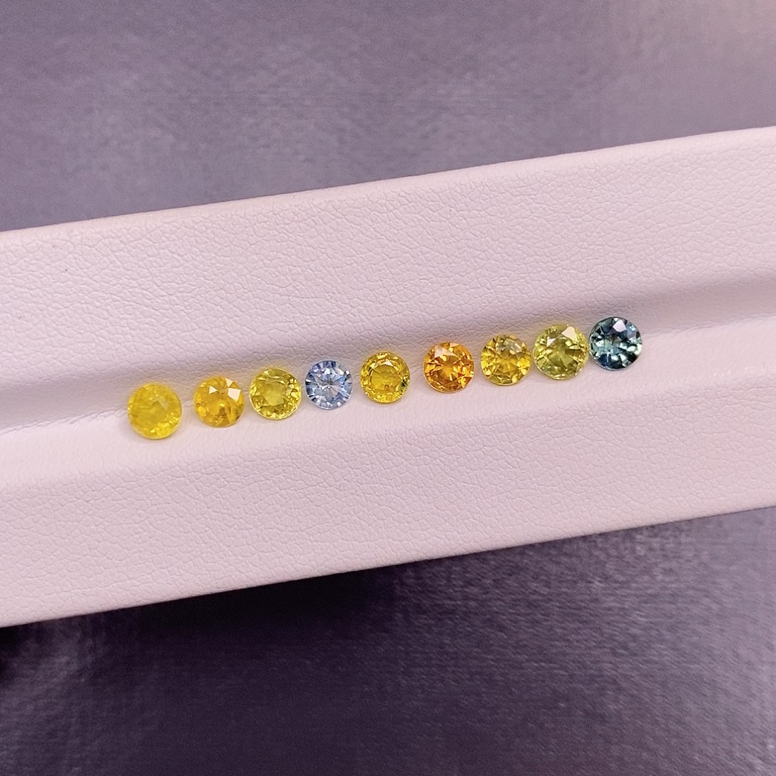 裸石蓝宝石220元一克拉 选好称重改价上定向 圆4左右