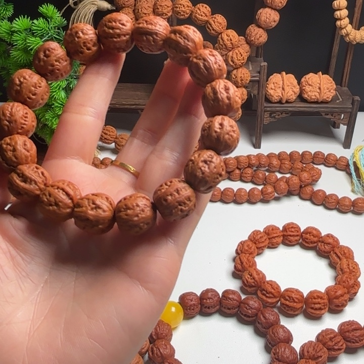 宜***行文玩核桃手串小核桃9