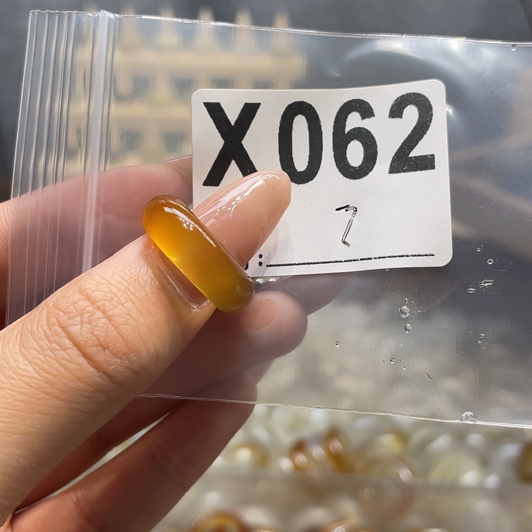 玛瑙/玉髓未镶嵌戒指062