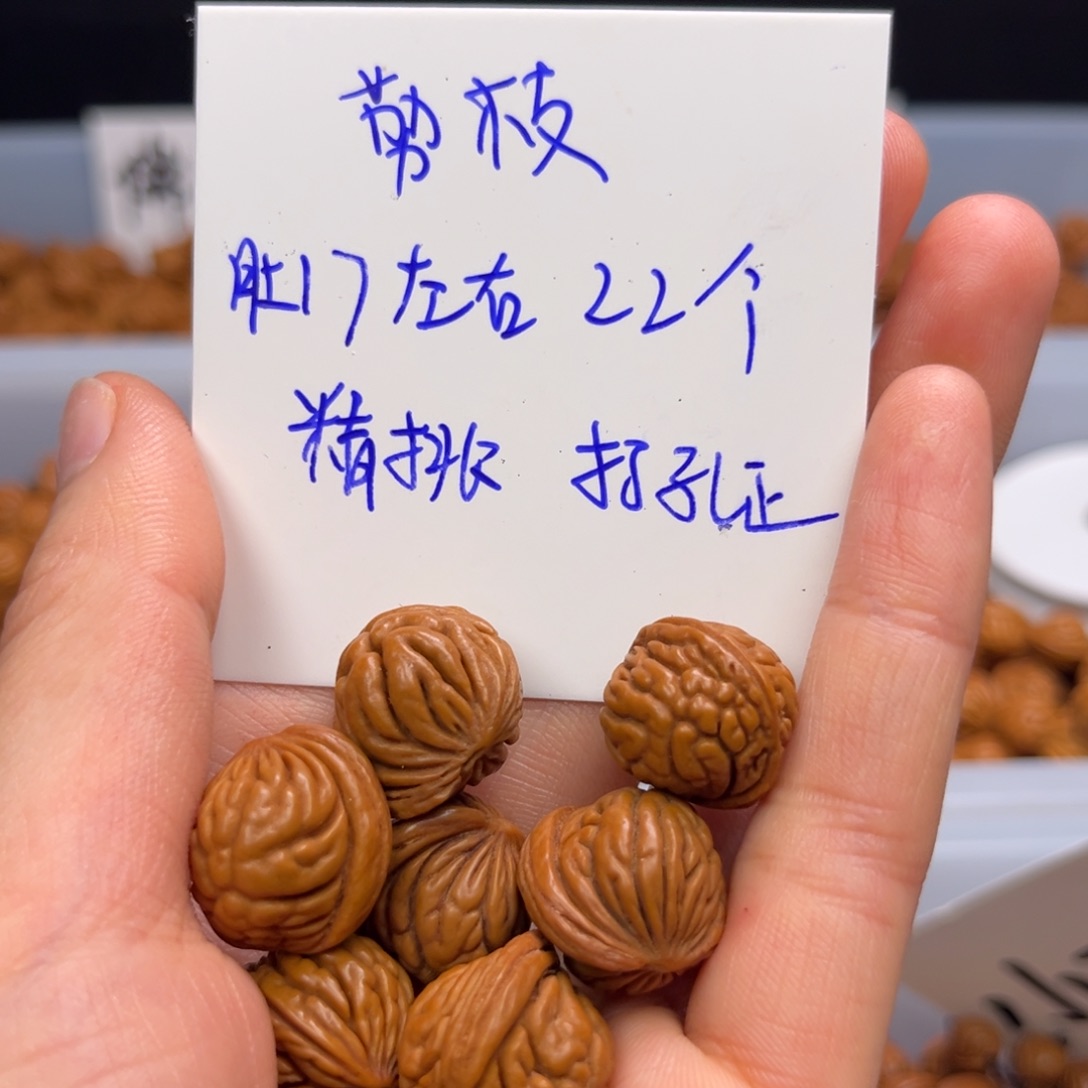 桃核把件荔枝纹17尺寸