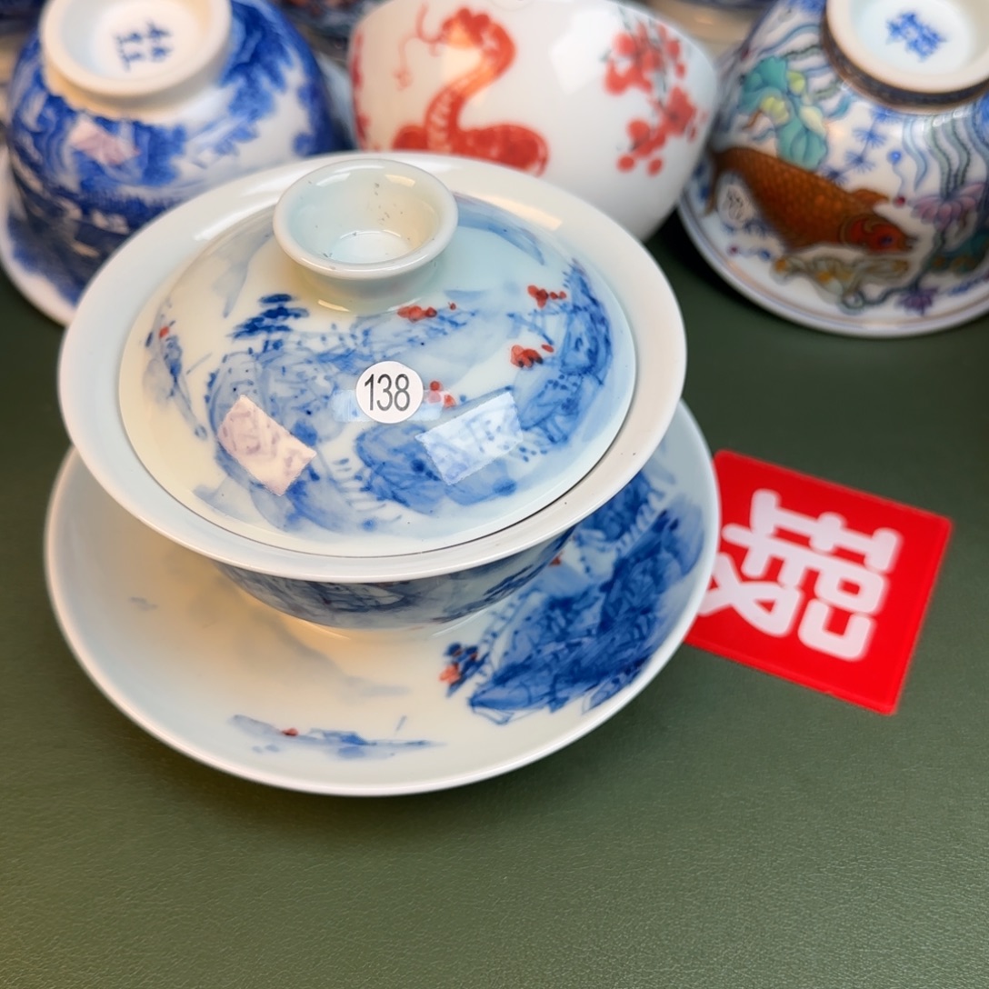 彦祖纯手工手绘茶具138