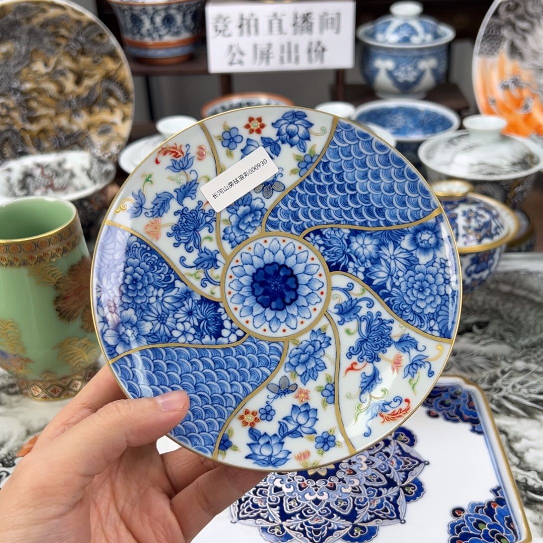 水***茶景德镇手工手绘陶瓷