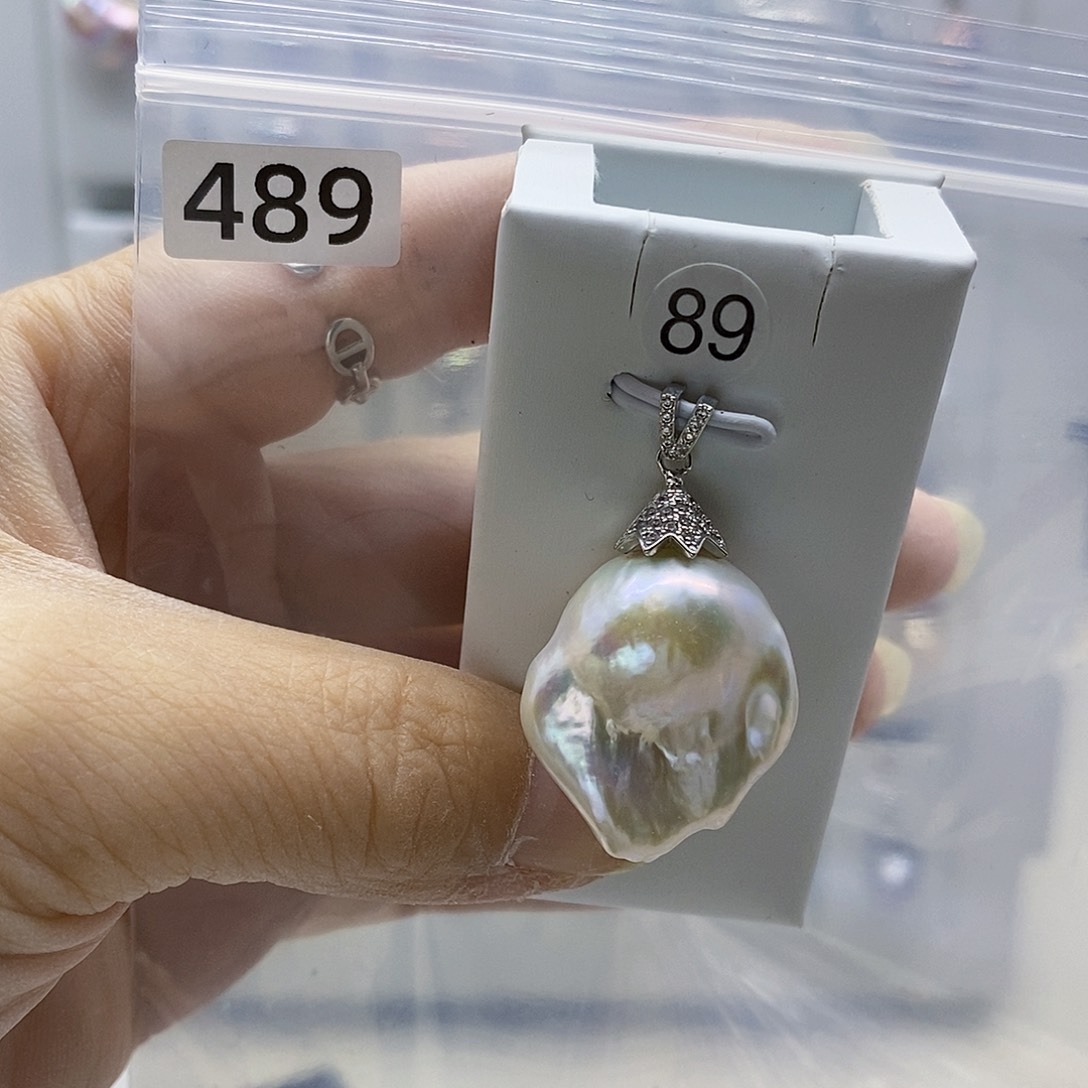 颈饰合金淡水珍珠