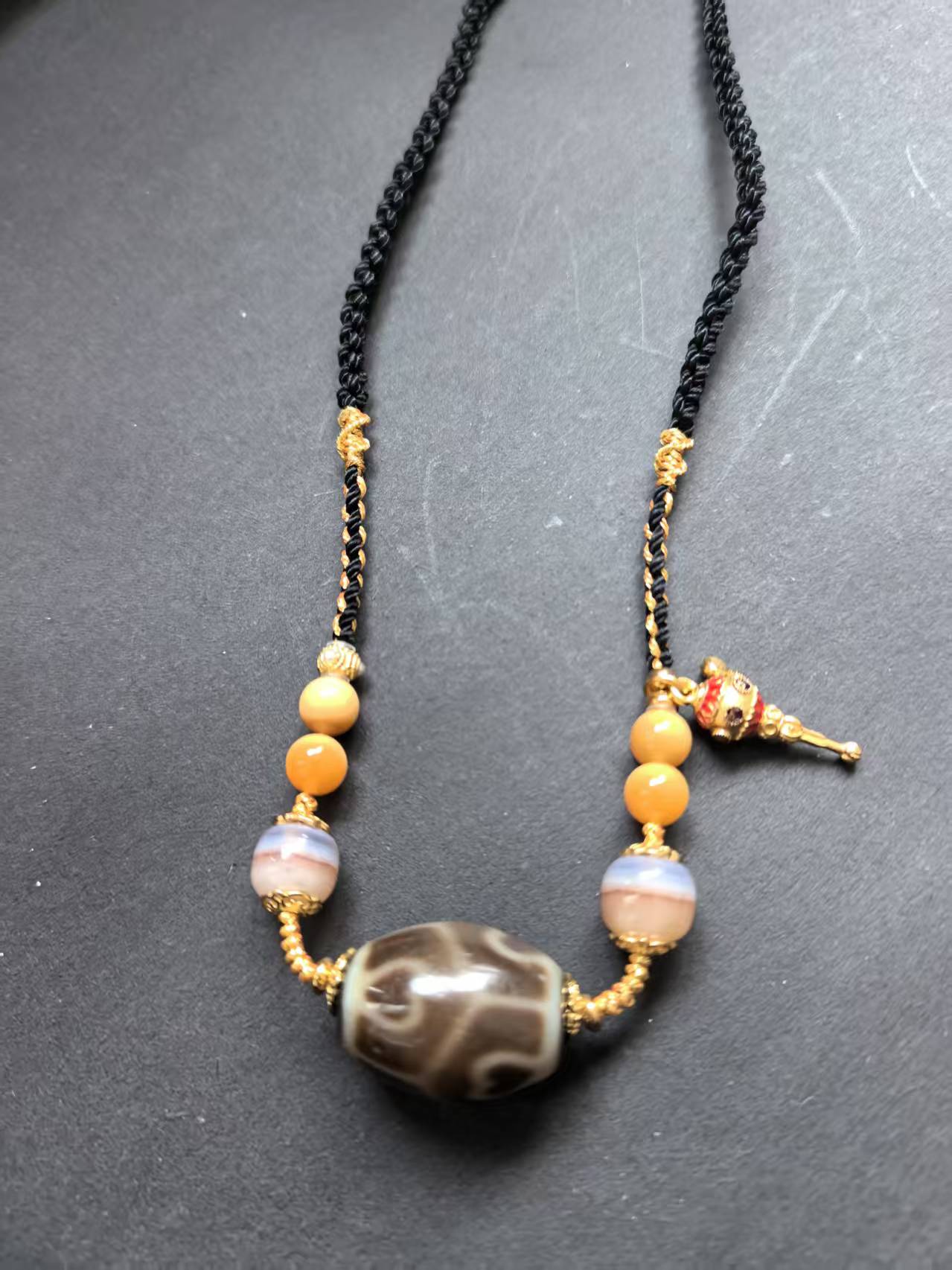 扶摇臻选|龟背莲心线线吊坠