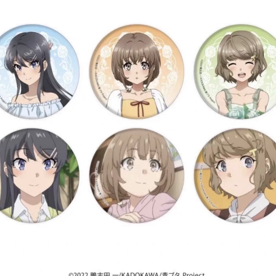 「整盒-青春猪头少年不会梦到兔女郎学姐」TSUTAYA 花束风吧唧 