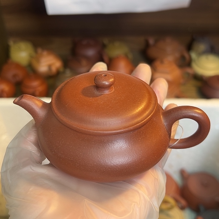 紫砂茶壶宜兴紫砂壶红皮龙130