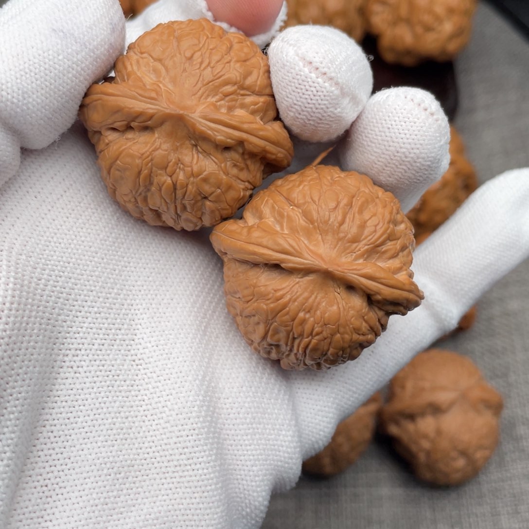 文玩核桃把件荷*37全品乾隆磨