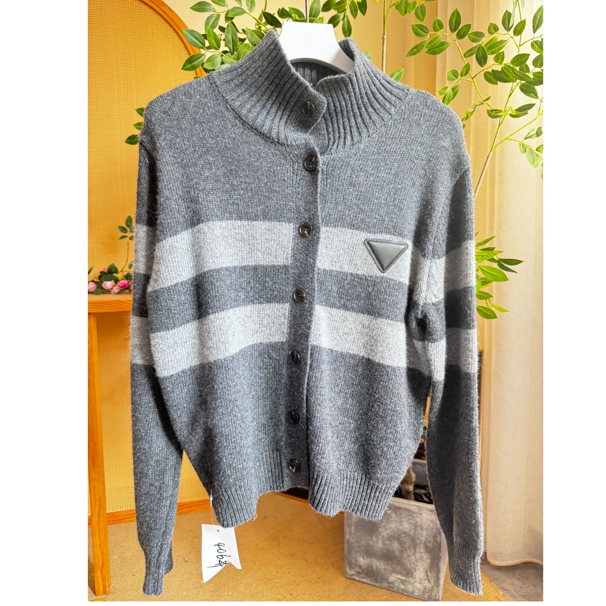 406休闲风厚款针织秋冬季休闲针织上衣外套