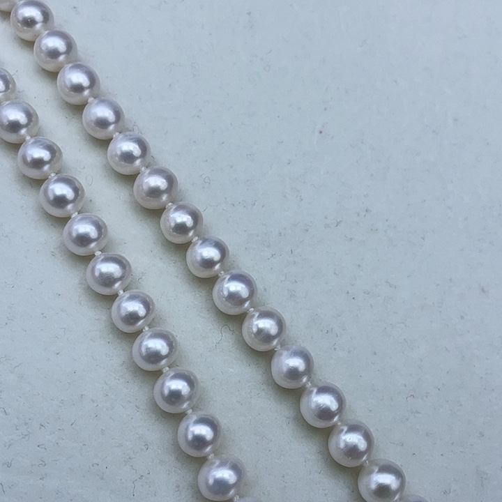 淡水珍珠颈饰银S925镶嵌➕7.8