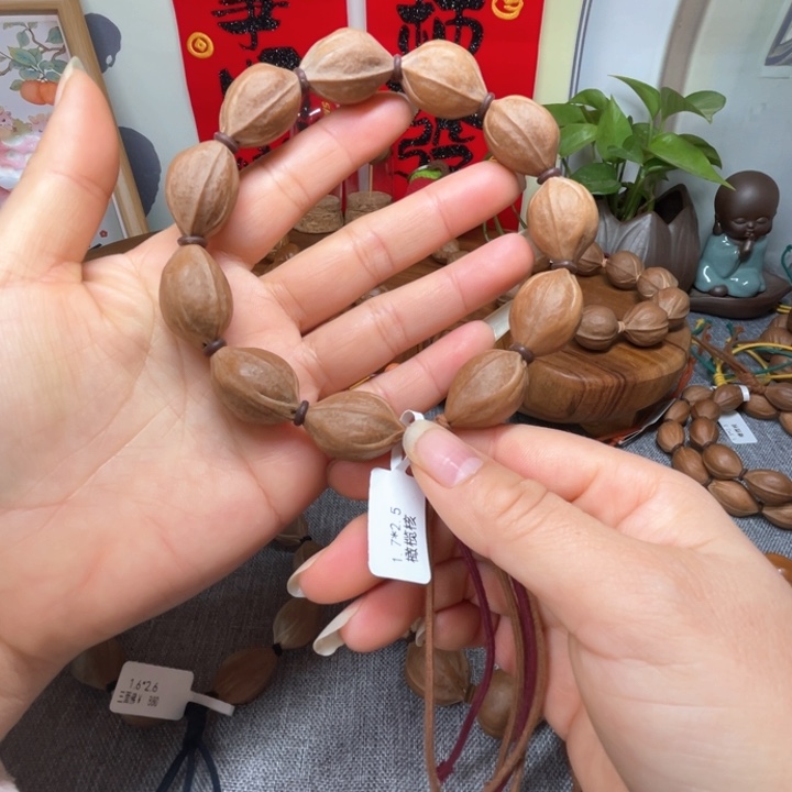 橄榄核手串/手链梅林铁核17.25