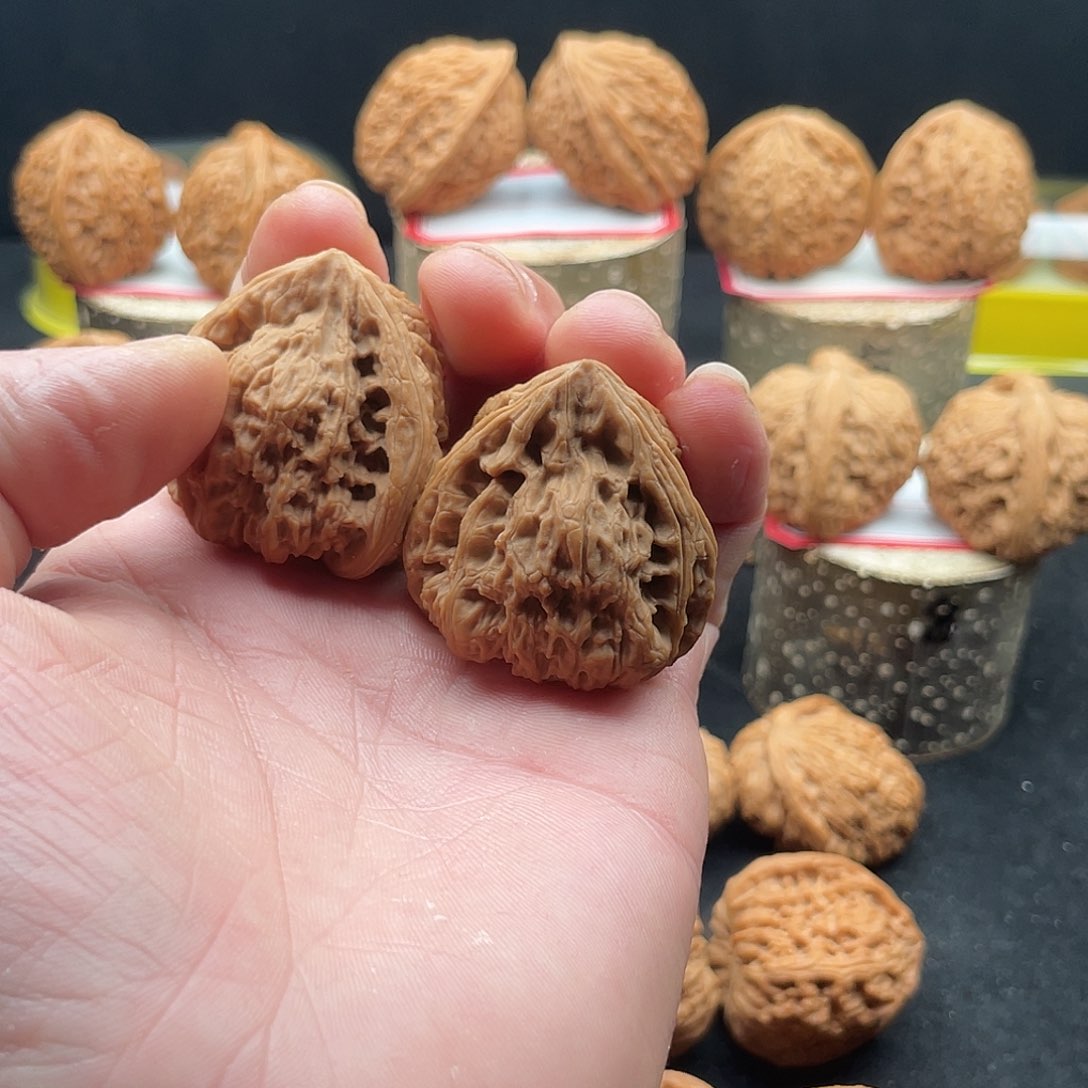 文玩核桃把件1**5南疆核桃手把尖文玩